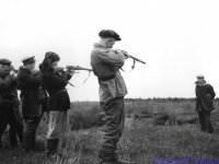 Советские партизаны расстреливают предателя. 1943.jpg